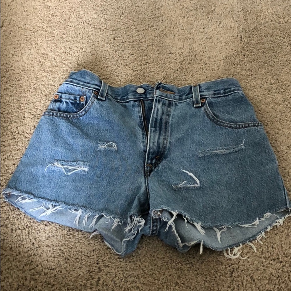 Levi’s high waisted shorts